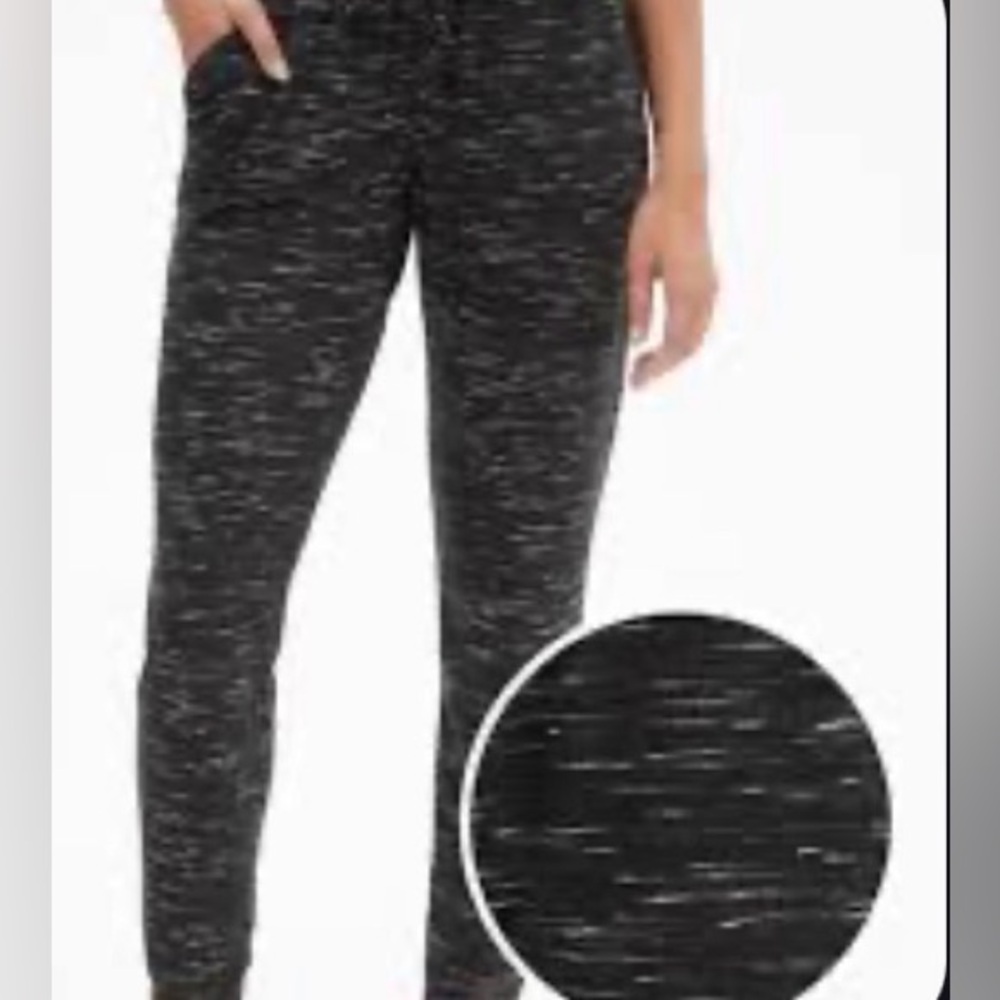 New York Laundry Black Space-Dye Jogger Pants Size S